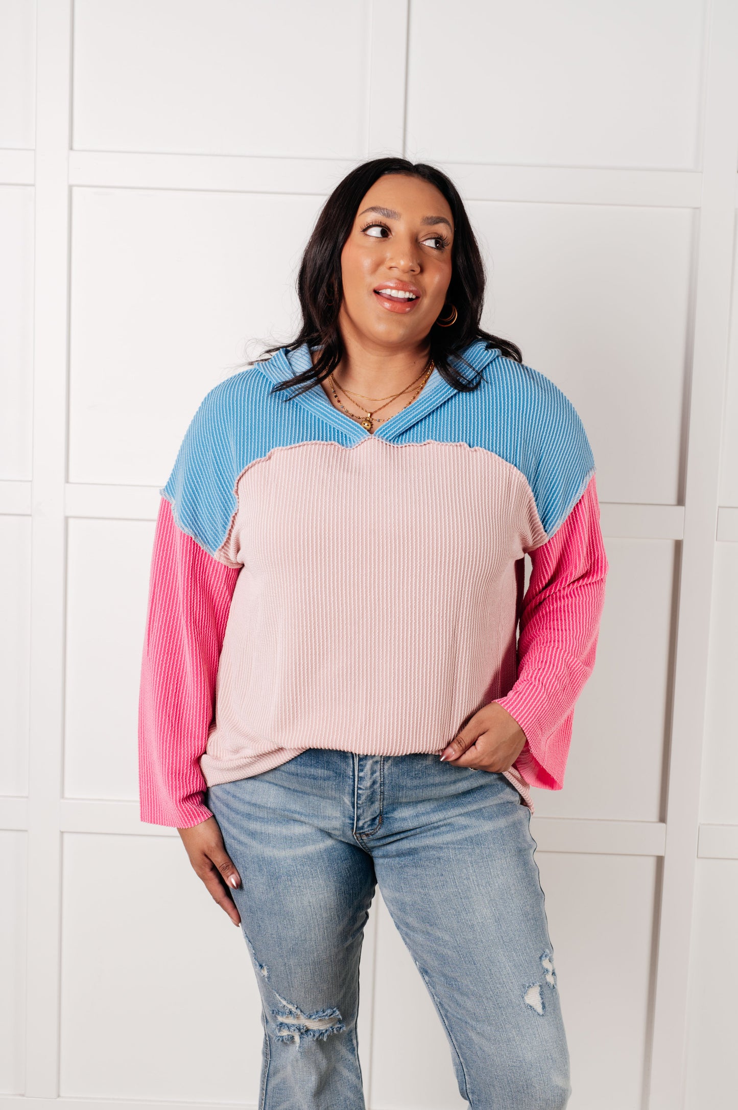 A-Tisket A-Tasket Color Block Pullover