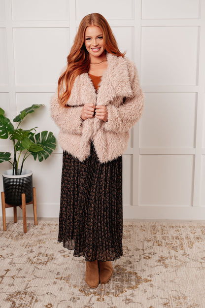 Disco Queen Faux Fur Coat