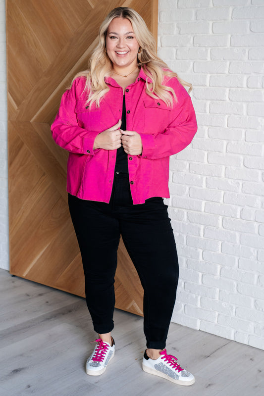 Perfect Pop of Pink Jacket