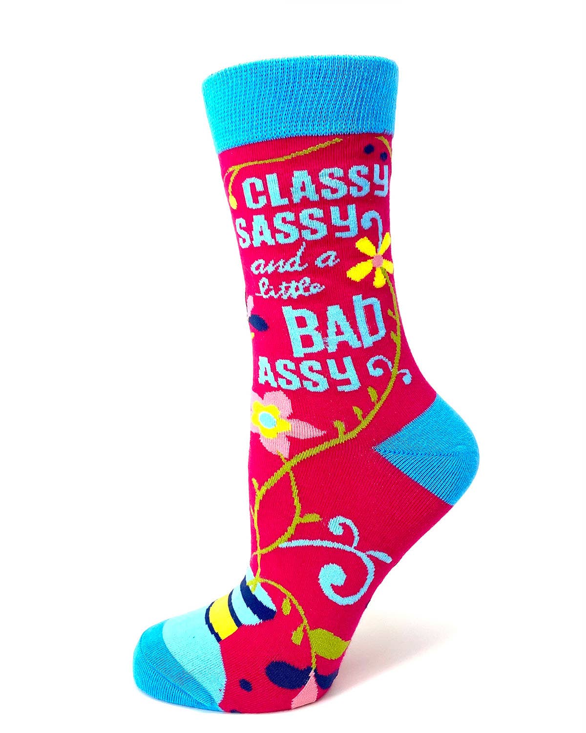 Classy Sassy and a Little Bad Assy Women's Crew Socks